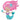 Anagram - Ballon Mylar Supershape - Sirene Rose Et Turquoise - Party Shop