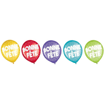 Ballons Latex 12Po (15) - Bonne Fete - Party Shop