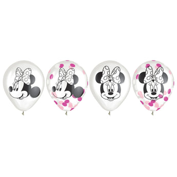 Ballons Latex 12Po (6) - Minnie Mouse - Party Shop
