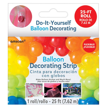Bande Décorative Pour Ballons - Ransparente (25Pi) - Party Shop