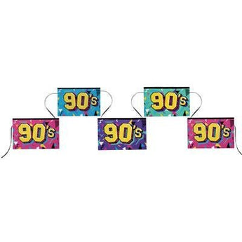 Bannière 90'S Multicolore - Party Shop