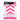 Unique - Bannière À Chevrons - Rose Et Blanc - Party Shop