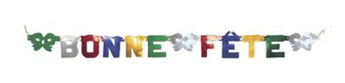 Bannière à Joint - "Bonne Fête" Multicolore - Party Shop