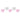 Santex - Bannière Coeur - Rose nacré - Party Shop
