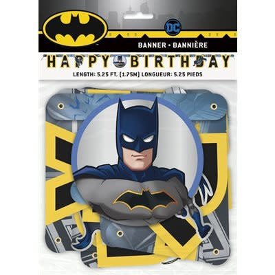 Unique - Bannière Happy Birthday - Batman - Party Shop