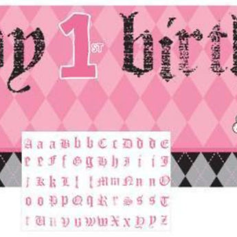 Bannière Géante - Happy 1St Birthday Lil' Angel - Party Shop