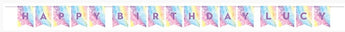 Bannière Happy Birthday Personnalisable - Tie Dye - Party Shop