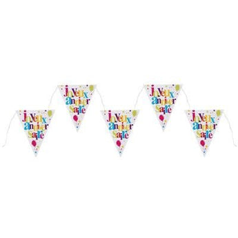 Bannière Joyeux Anniversaire Festif Multicolore - Party Shop