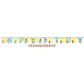 Bannière Personnalisée - Bluey Happy Birthday - Party Shop
