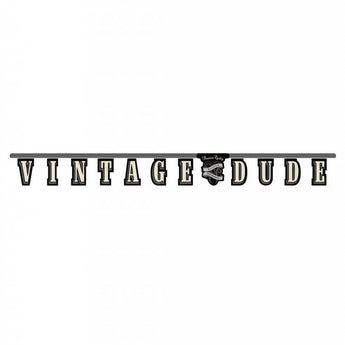 Banniere Vintage Dude 8.75' - Party Shop