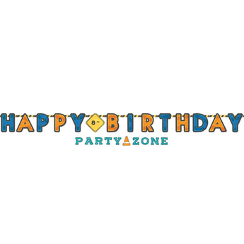 Bannières Géantes (2) - Happy Birthday Construction - Party Shop