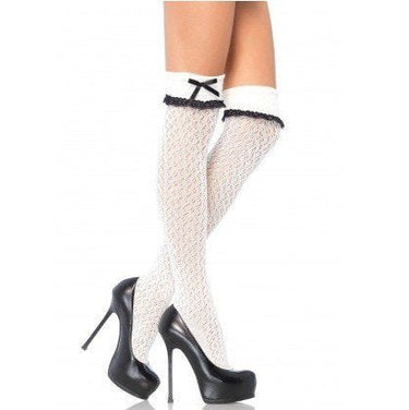 Leg Avenue - Bas Genoux Avec Bordure Dentelée - Party Shop