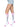 Leg Avenue - Bas Genoux Blanc Et Rose "Pussy Cat" - Party Shop