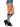 Leg Avenue - Bas Genoux Rayé Noir Et Blanc - Party Shop