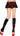 MUSIC LEGS - Bas Opaque Aux Genoux Imprimer Cerise - Party Shop