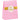 Creative Converting - Boites À Cadeaux Avec Autocollants (8) - Rose Et Or (Oh Baby) - Party Shop