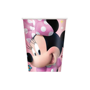 Verres De Carton 9Oz (8) - Minnie Mouse - Party Shop