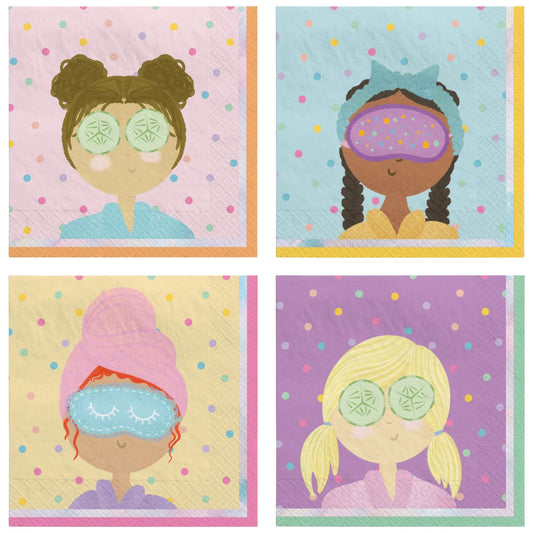 Organiser une fête d'anniversaire spa pour enfants. Découvrez une collection originale et amusante pour de la décoration aux cadeaux invités, et créez une ambiance relaxante.