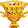 Conver USA - Ballon mylar supershape 36po - Trophée de champion - Party Shop