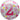 Ballon Mylar 18Po - 2 Ans Confetti rose