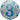 Ballon Mylar 18Po - 3 Ans Confetti bleu
