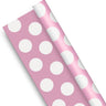 Unique - Papier cadeau à pois rose 30" x 5 ft - Party Shop