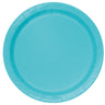 Unique - Assiettes En Carton 9po (16Ct) Bleu Turquoise - Party Shop