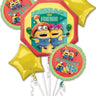 Anagram - Bouquet de 5 Ballons Mylar - Les Minions - Party Shop
