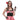 KBW Global - 50s dance costume kit with cat-eye glasses, pearl necklace, sheer gloves and red hair flower – perfect retro outfit for Halloween or decade-themed parties – Party Shop