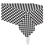 Creative Converting - Nappe en plastique rectangulaire 54"x108" - Damier / Course - Party Shop