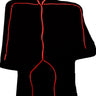 studio Halloween - Costume Adulte - Stickman - Lumineux Rouge - Party Shop