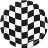 Creative Converting - Assiettes en carton 7po (8) - Course auto - Damier - Party Shop