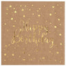 Santex - Serviettes À Cocktail (20) - Happy Birthday - Party Shop