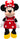 IMPORTS DRAGON - Peluche Disney Minnie avec robe rouge - Mickey & amis - Party Shop