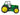 Conver USA - Ballon mylar supershape 28po - Tracteur Vert - Party Shop