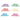Santex - Déco À Parsemer Joyeux Anniversaire Multicolore - Lot de 50 - Fête Amusante | Party Shop - Party Shop