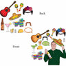 Beistle Co. - Accessoires de Photos Booth (12) Fiesta - Party Shop