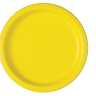 Unique - Assiettes En Carton 10po (20ct) Jaune - Party Shop