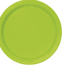 Unique - Assiettes En Carton 9po (20ct) Vert Lime - Party Shop