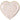  Assiettes en forme de coeur - Baby Shower (Rose)