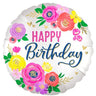 Anagram - Ballon Mylar 18 po - Happy Birthday Fleur - Party Shop