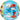 Anagram - Ballon Orbz 16po- Schtroumpf - Party Shop