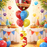 Montage de ballons pour enfants