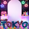 Montage de ballons d'anniversaire