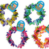 Link Product - Bandeau Hawaïen Luau à fleurs d’hibiscus – 6 po (couleurs assorties) - Party Shop