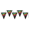 Santex - Bannière 50 ans - Fanions Multicouleurs - Party Shop