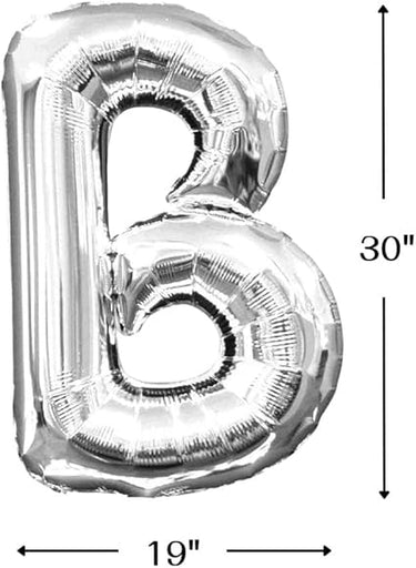 Anagram - Bannière Ballon Mylar lettre Argent - Happy B-Day - Party Shop