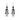 Boucles d’oreilles squelettes noires