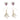 Boucles d’oreilles toile d’araignée et araignée (2 paires)