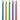 Unique - Bougies à flamme colorée + supports (10 unités) - Party Shop